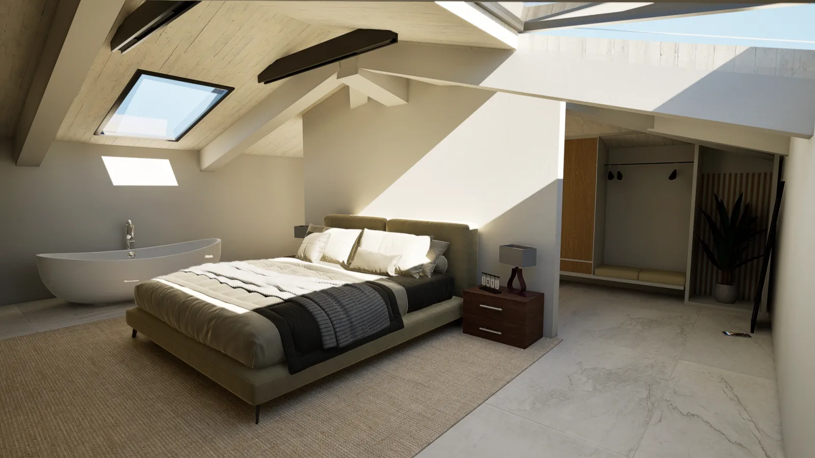 Suite Superior Cimarosa con vasca freestanding