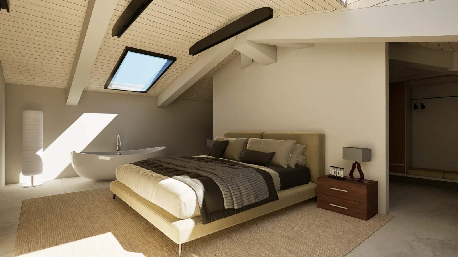 Suite Cimarosa angolo letto
